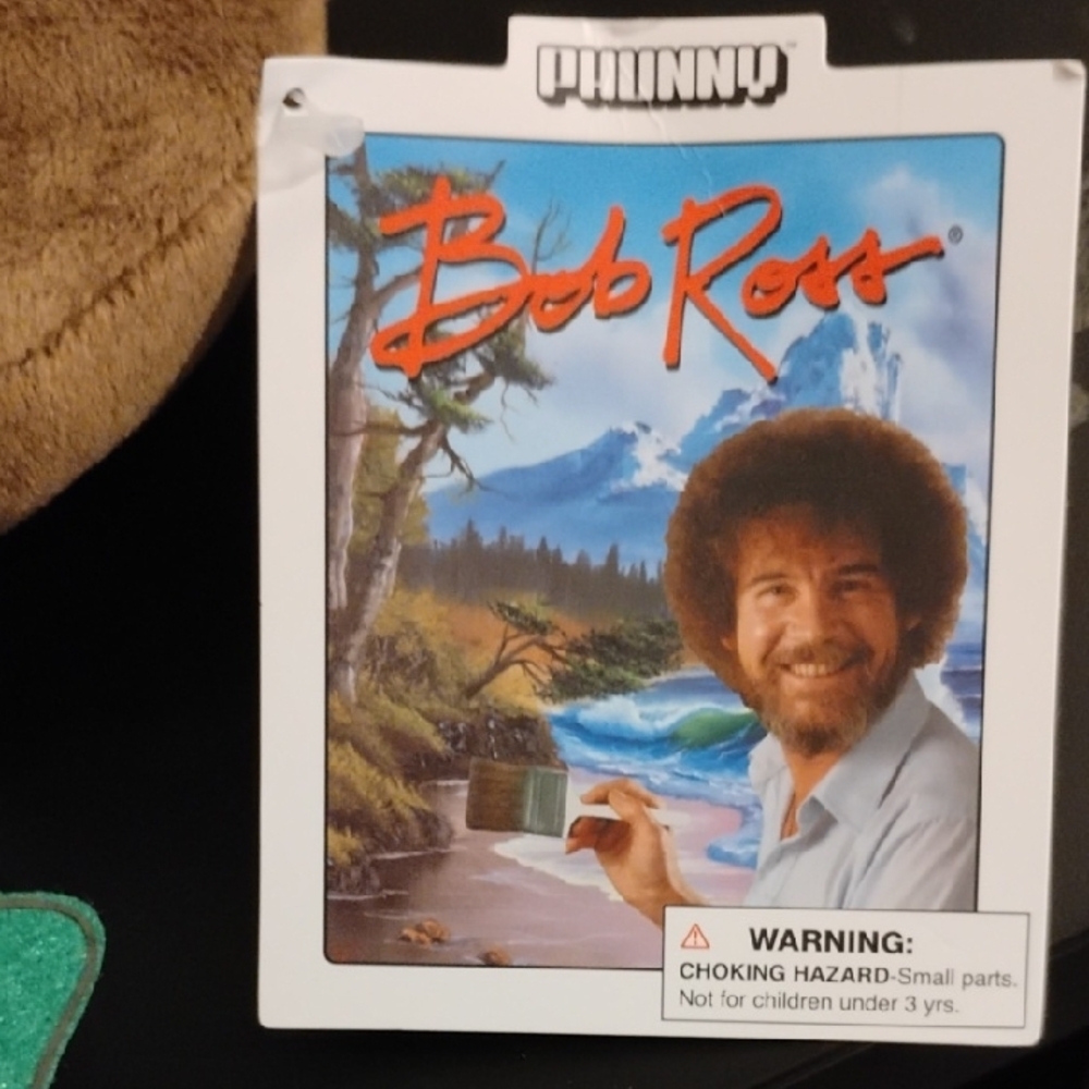 Bob Ross Plush Doll with Palette - Picture 3 of 3